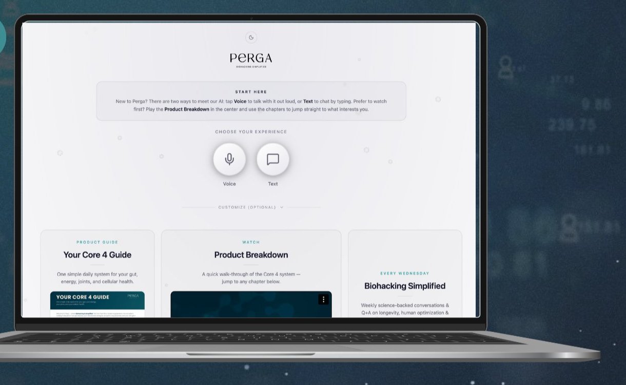 PergaScience AI on a laptop